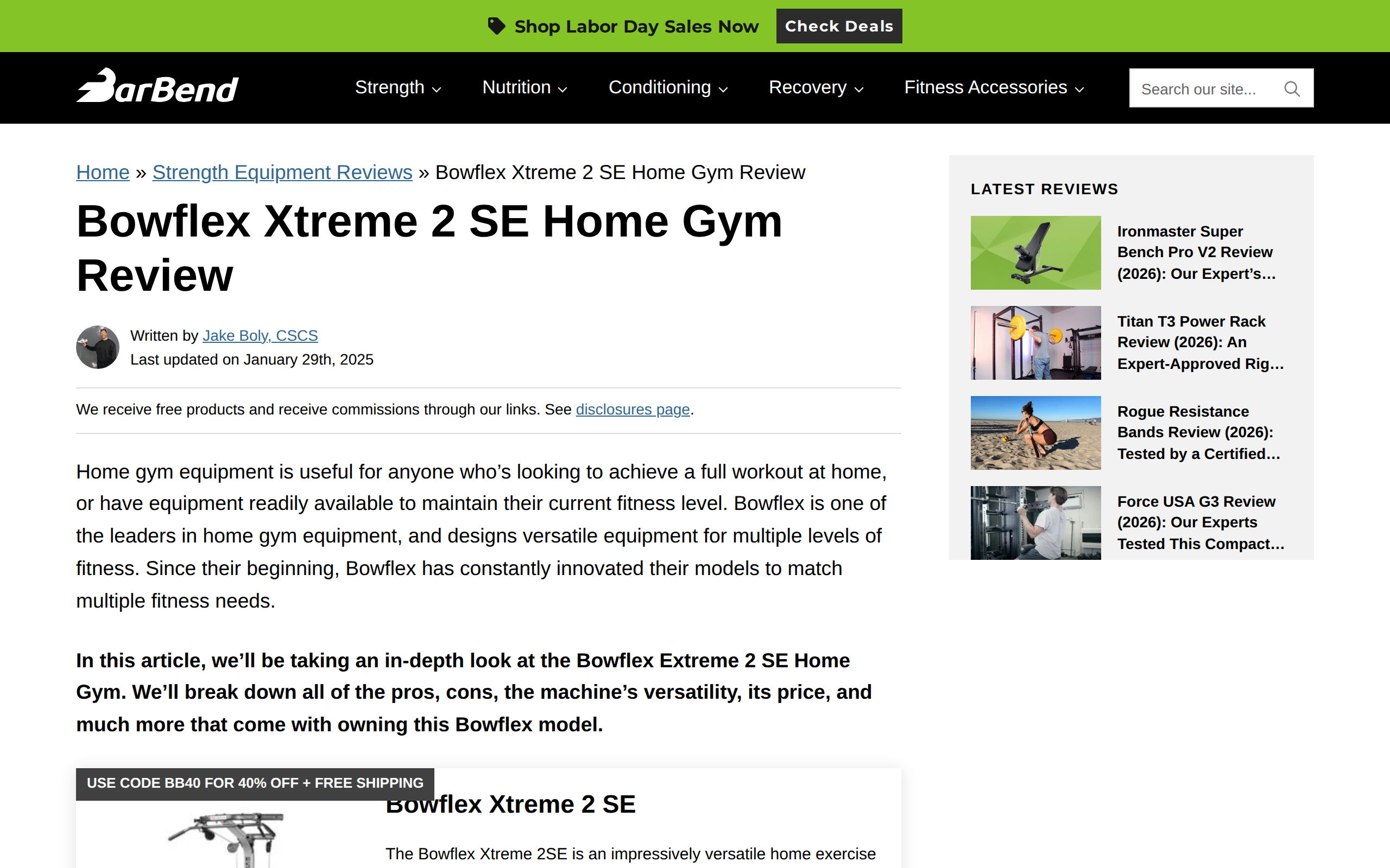 BarBend review of the Bowflex Xtreme 2 SE home gym with an overview of versatility, pros and cons